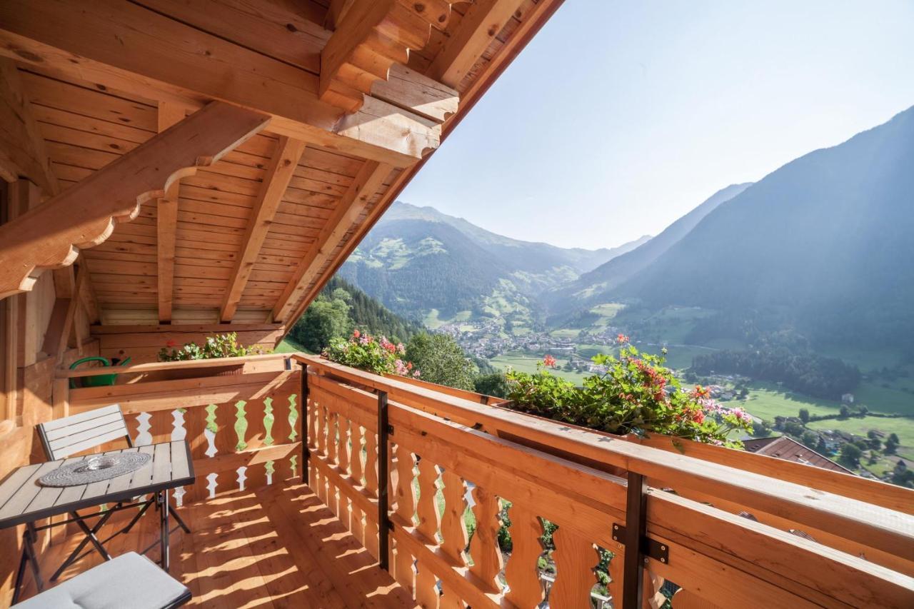 Innergasserhof Ferienwohnung Enzian San Martino In Passiria  Luaran gambar
